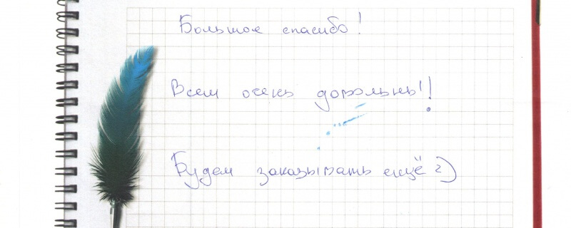 Большое спасибо!  Всем очень довольны! Будем заказывать еще)