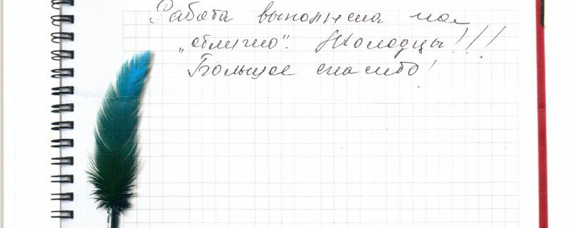 Работа выполнена на "отлично" Молодцы!!! Большое спасибо!