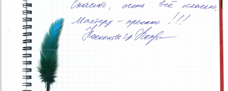 Спасибо,очень все классно,Мастеру-премию!!! Насонова Е.А.