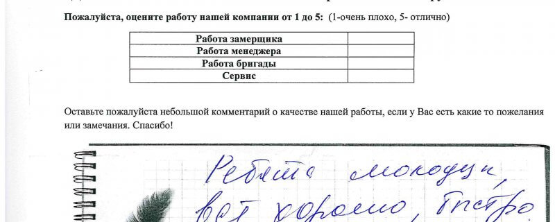 Ребята молодцы,все хорошо,быстро так работать