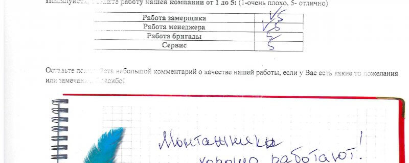 Монтажники хорошо работают!Чисто!