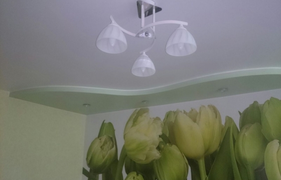 натяжной потолок Натяжной потолок желательно устанавливать на оштукатуренные, прошпаклеванные и подготовленные для покраски или оклейки обоями стены.Почему?