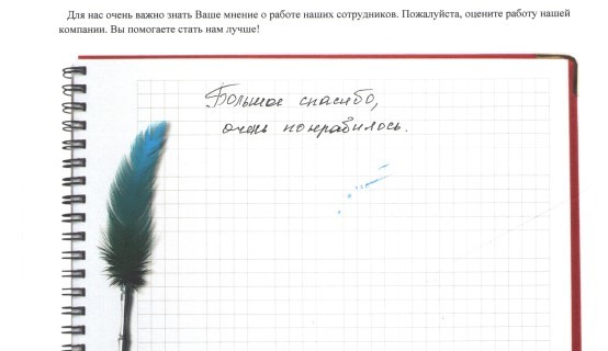 Большое спасибо. Очень понравилось